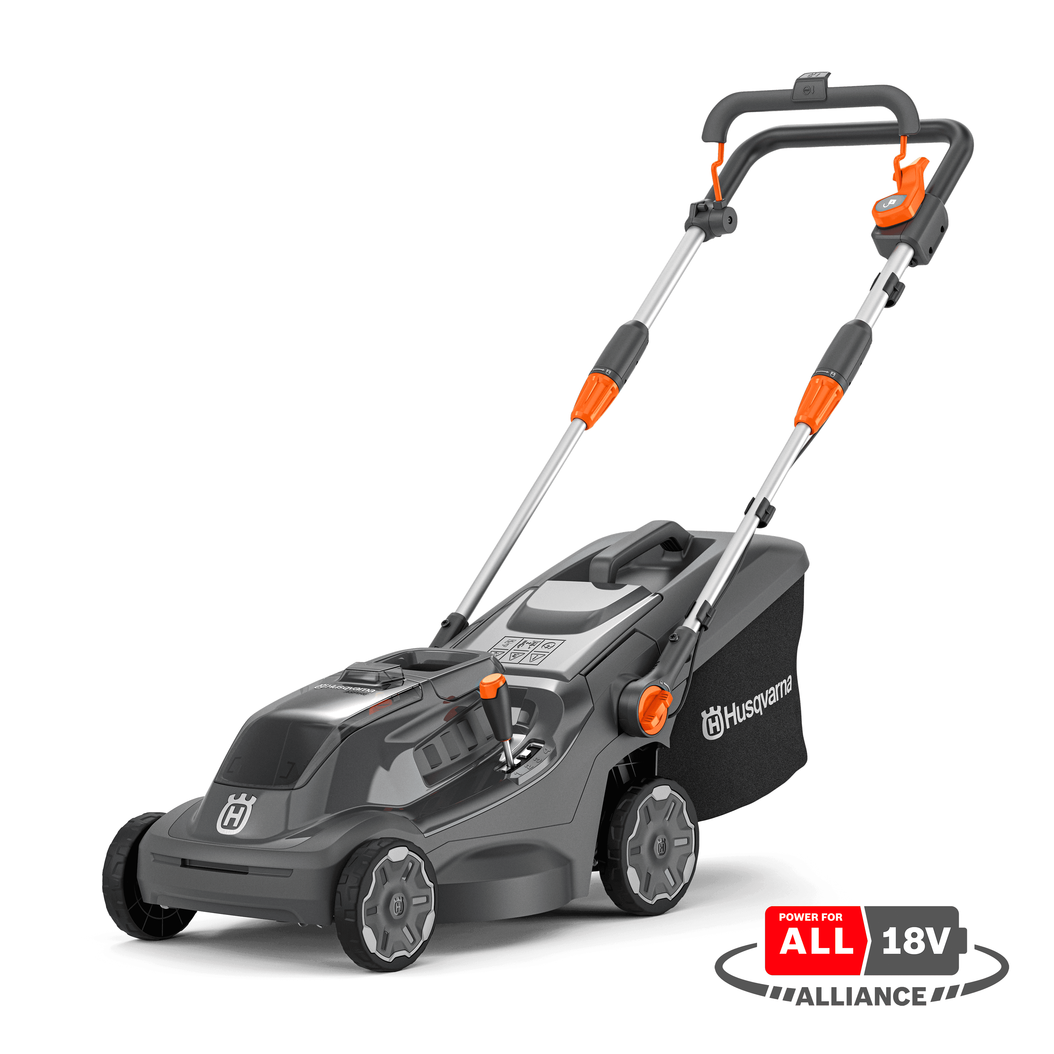 Aspire™ Lawnmower 18V 34cm Kit With 4.0Ah Battery and 2.5Ah Charger